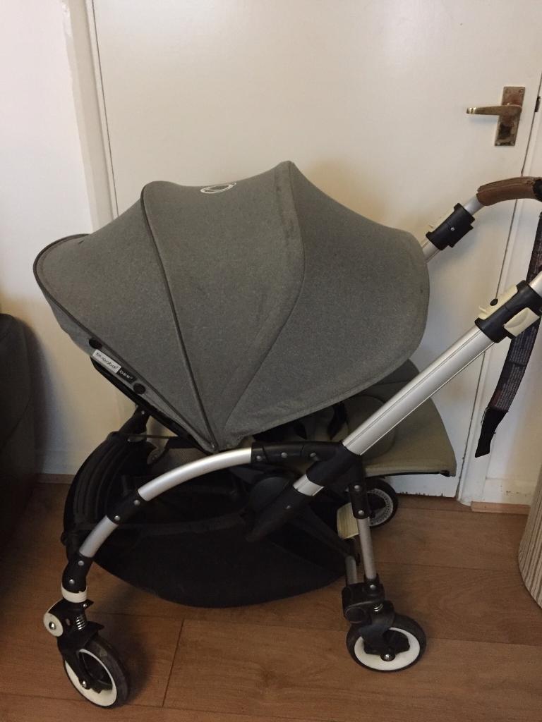 bugaboo bee 3 grey melange hood